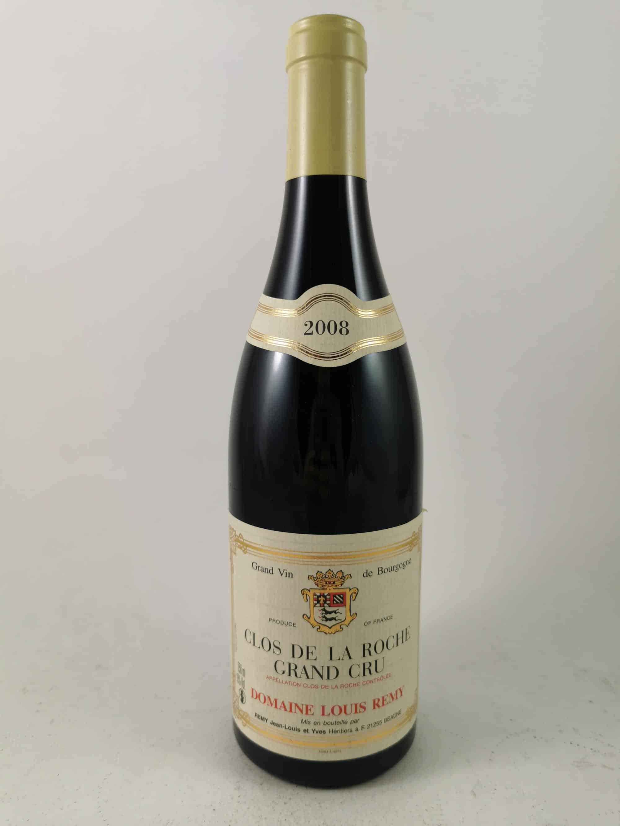 Clos de la Roche - Domaine Louis Remy - Chantal Remy 2008